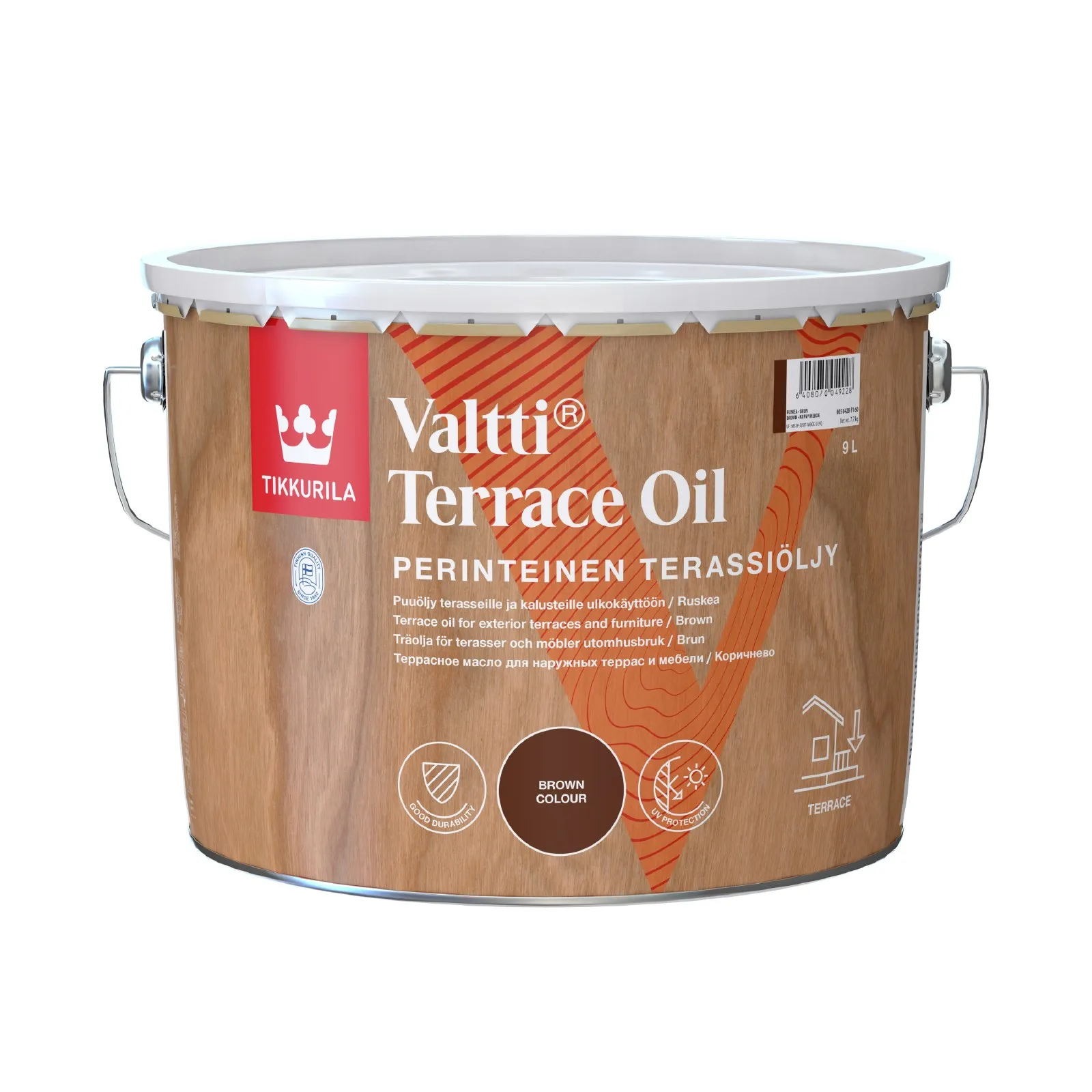 Valtti Terrace Oil  Terassiöljy 9l ruskea