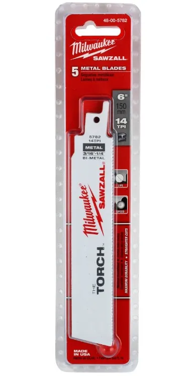 PUUKKOSAHANTERÄ 150MM BIM 14TPI TORCH 5782 5KPL