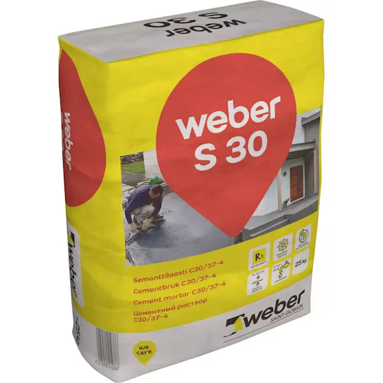 Weber S 30 sementtilaasti 25 kg