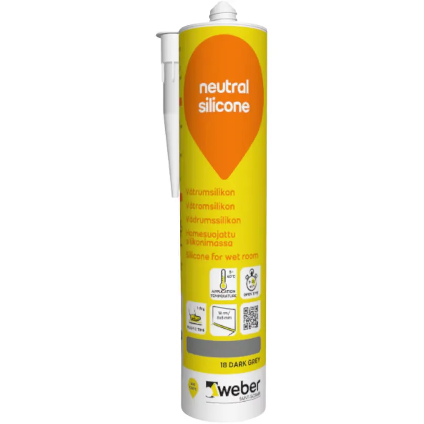 weber neutral silicone 18 Darkgrey 310ml