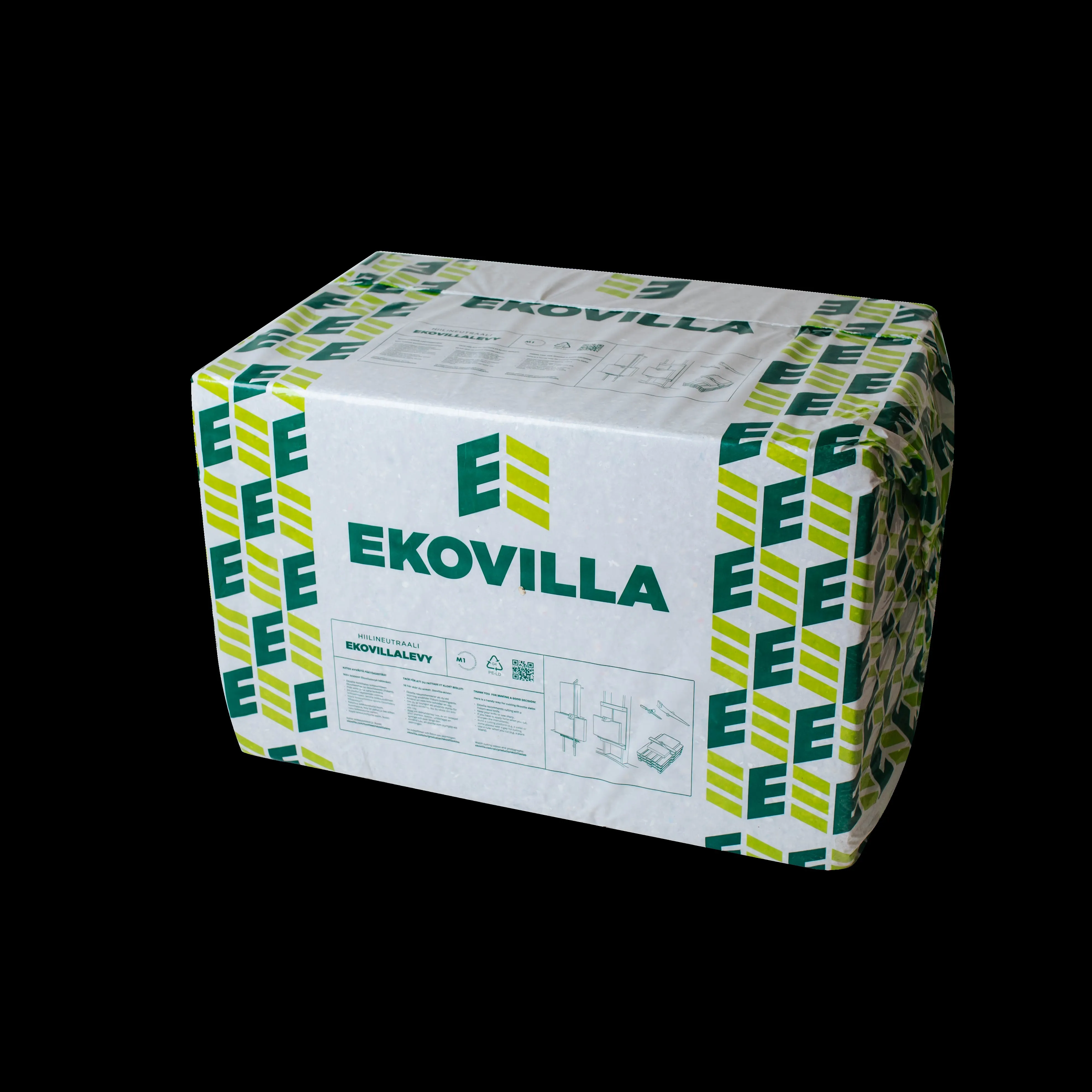 Ekovillalevy 75 mm 3,93m2/pkt