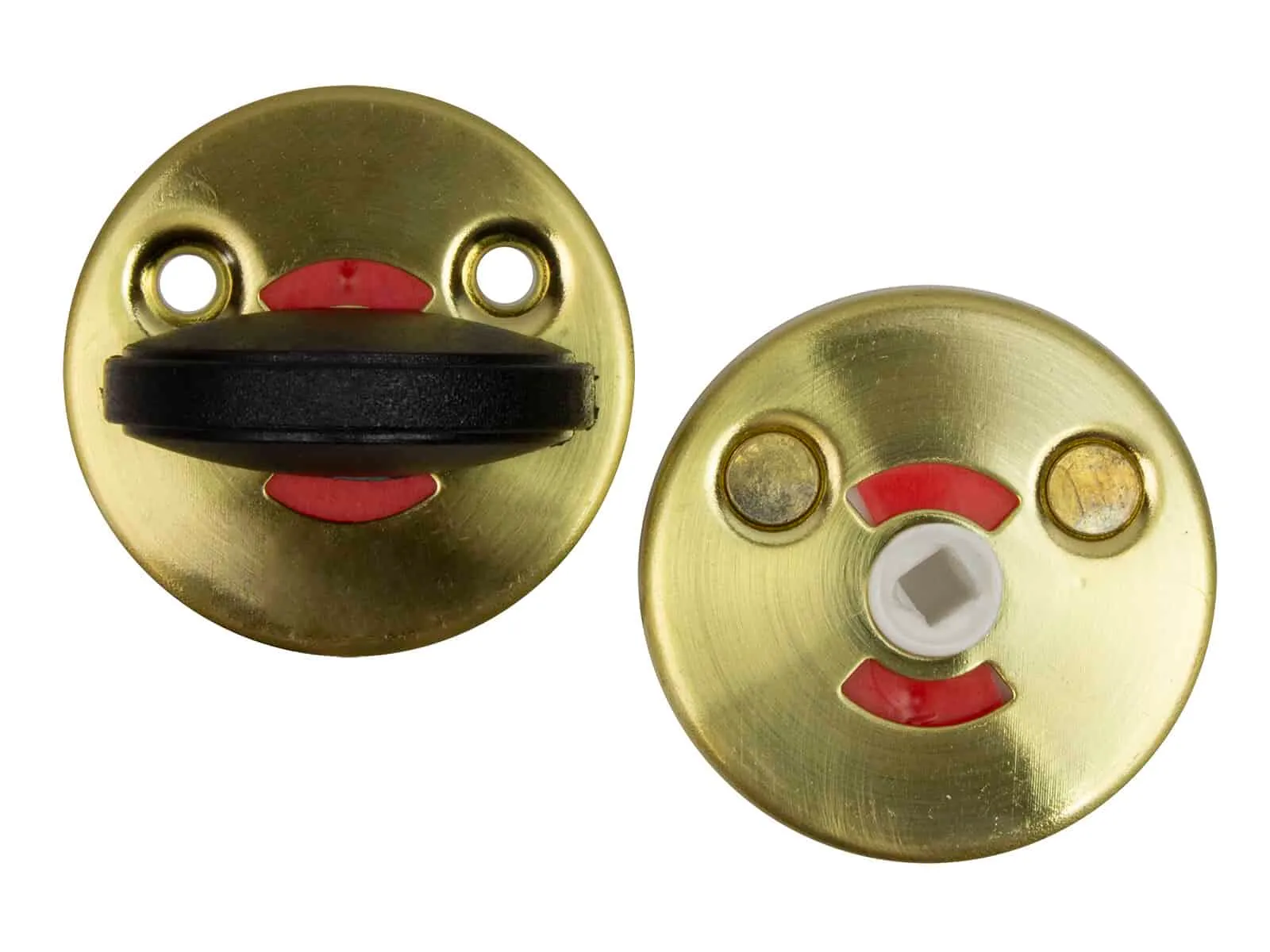 Wc-vääntönuppi harjattu messinki