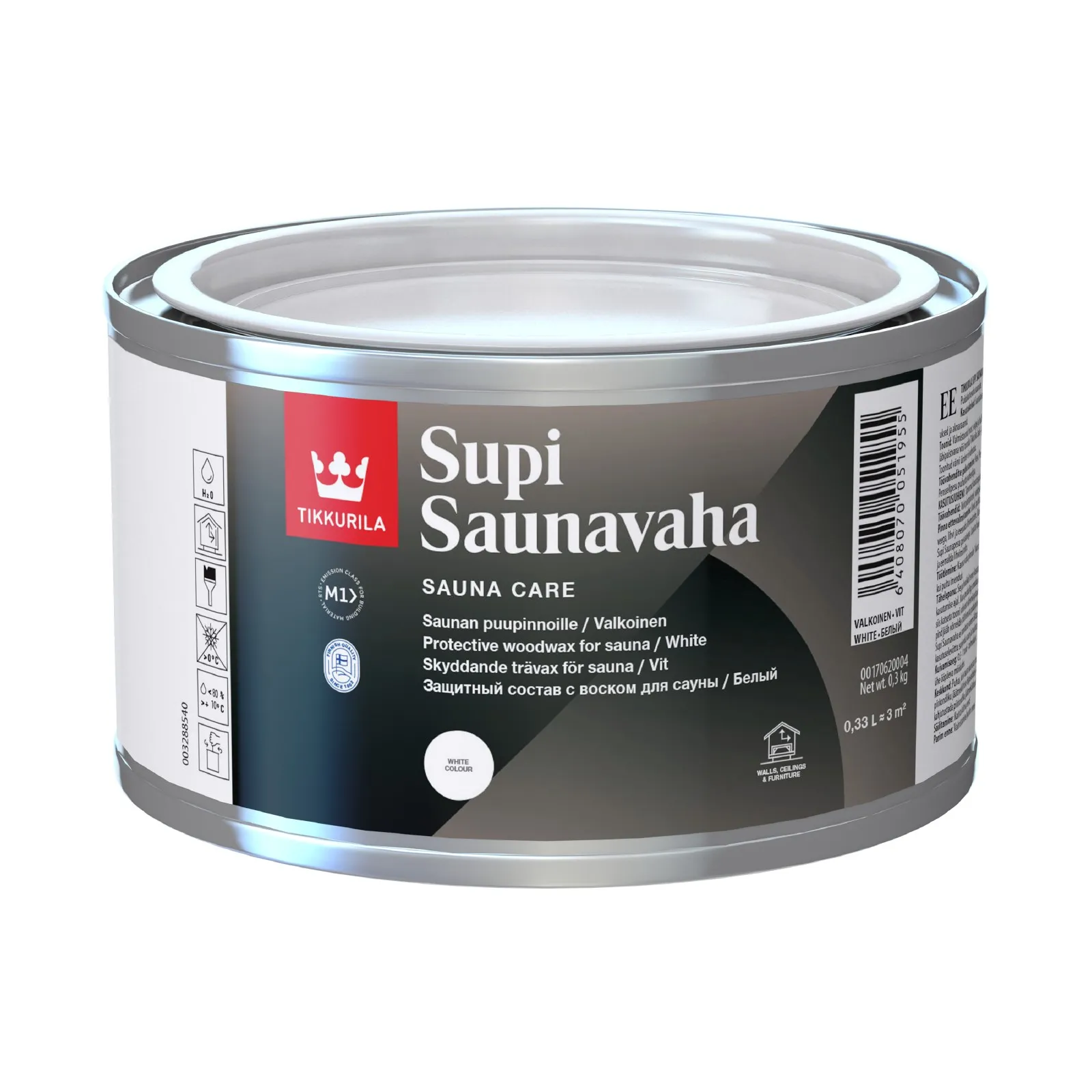 Supi Saunavaha Valkoinen 0,33L