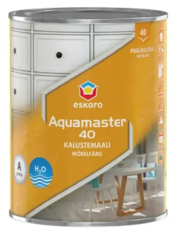 Aquamaster 40 C-pohja kalustemaali 0,9L