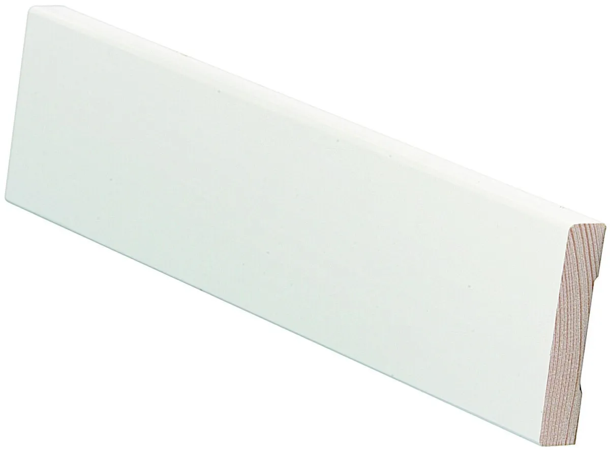 Peitelista 12x58x2200 valkoinen