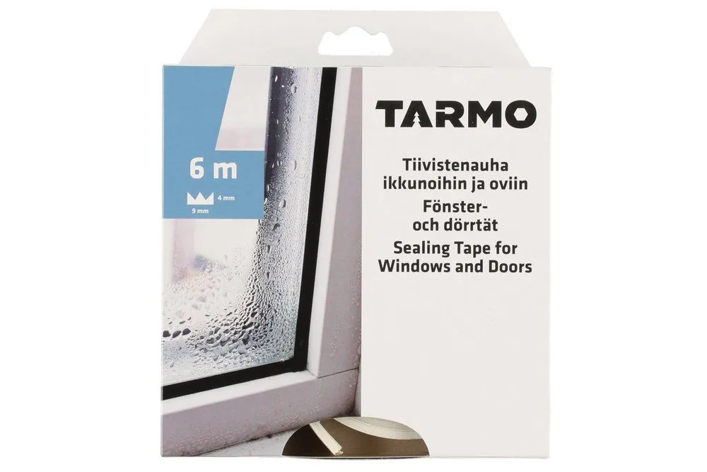 Tarmo Ikkunatiiviste E-profiili valkoinen 6 m