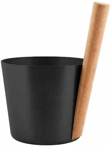 Saunakiulu Rento Alumiini Musta