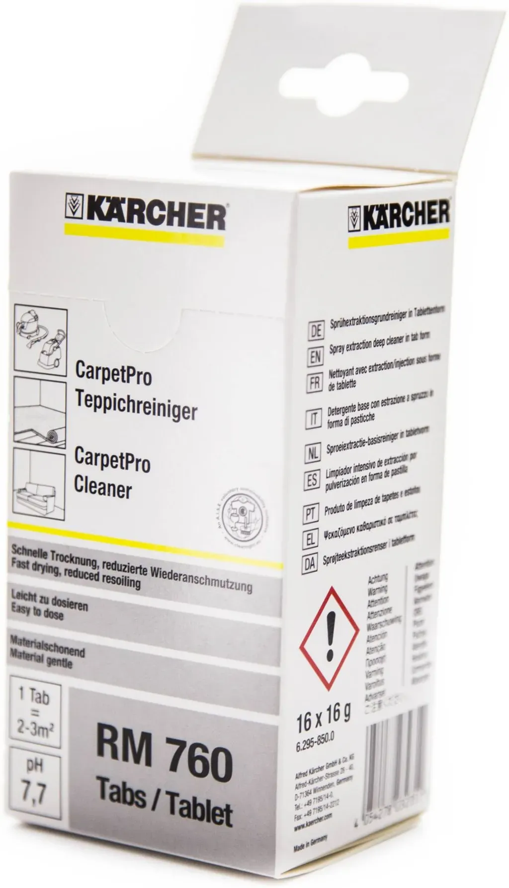 Pesuaine Kärcher RM 760 tekstiilipesureihin tabletti 16kpl