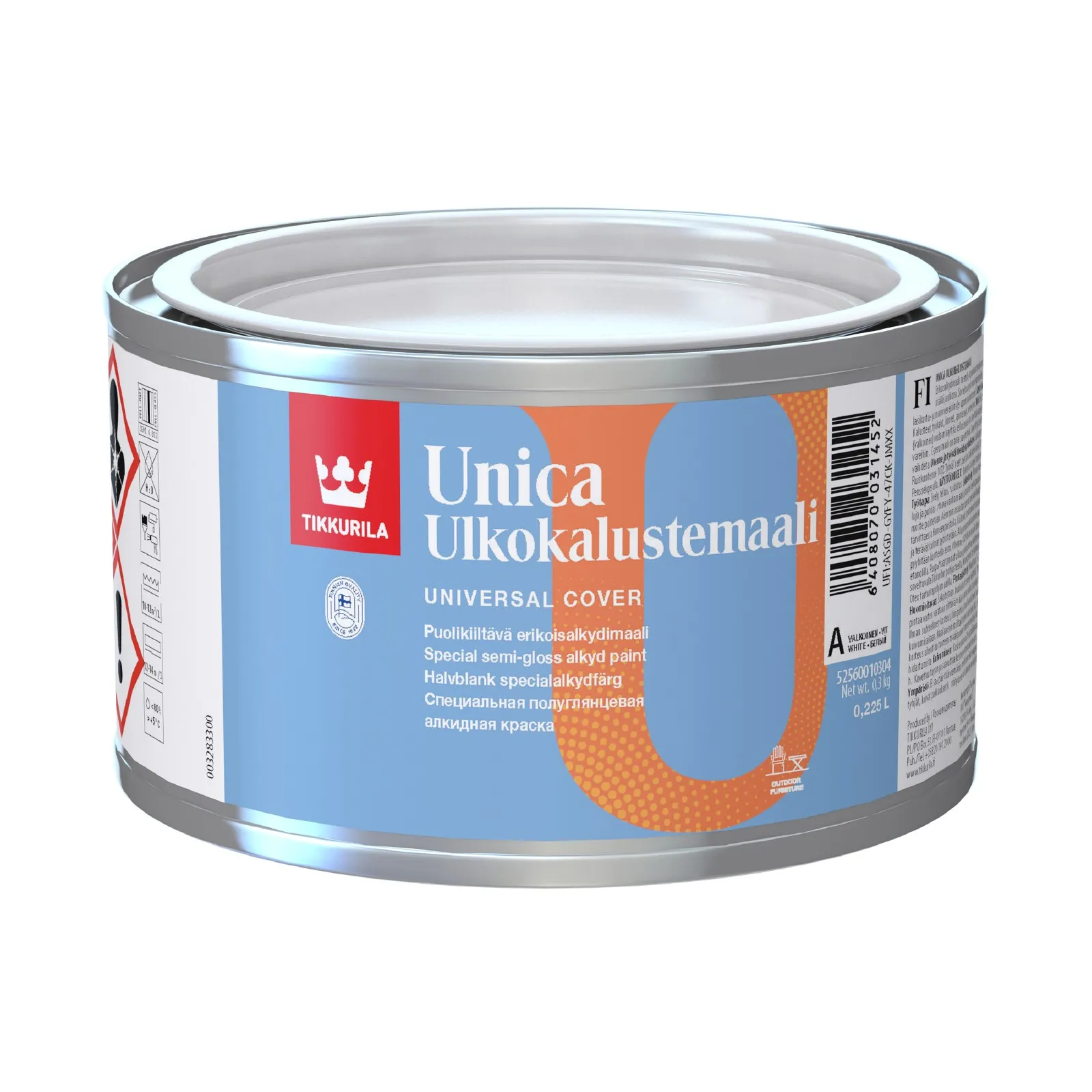 Unica Ulkokalustemaali A 0,225L