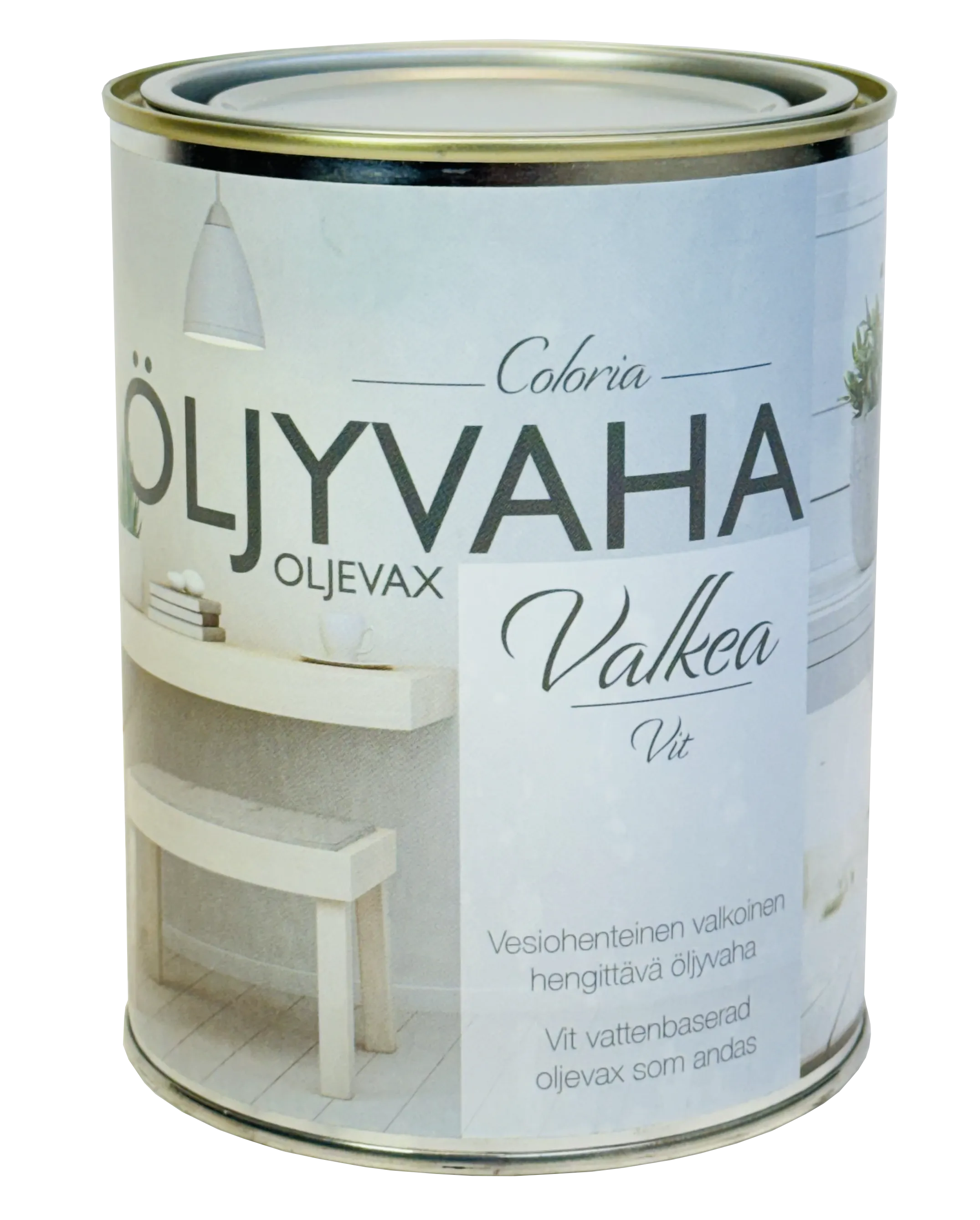 Coloria Öljyvaha Valkea 0,9 L