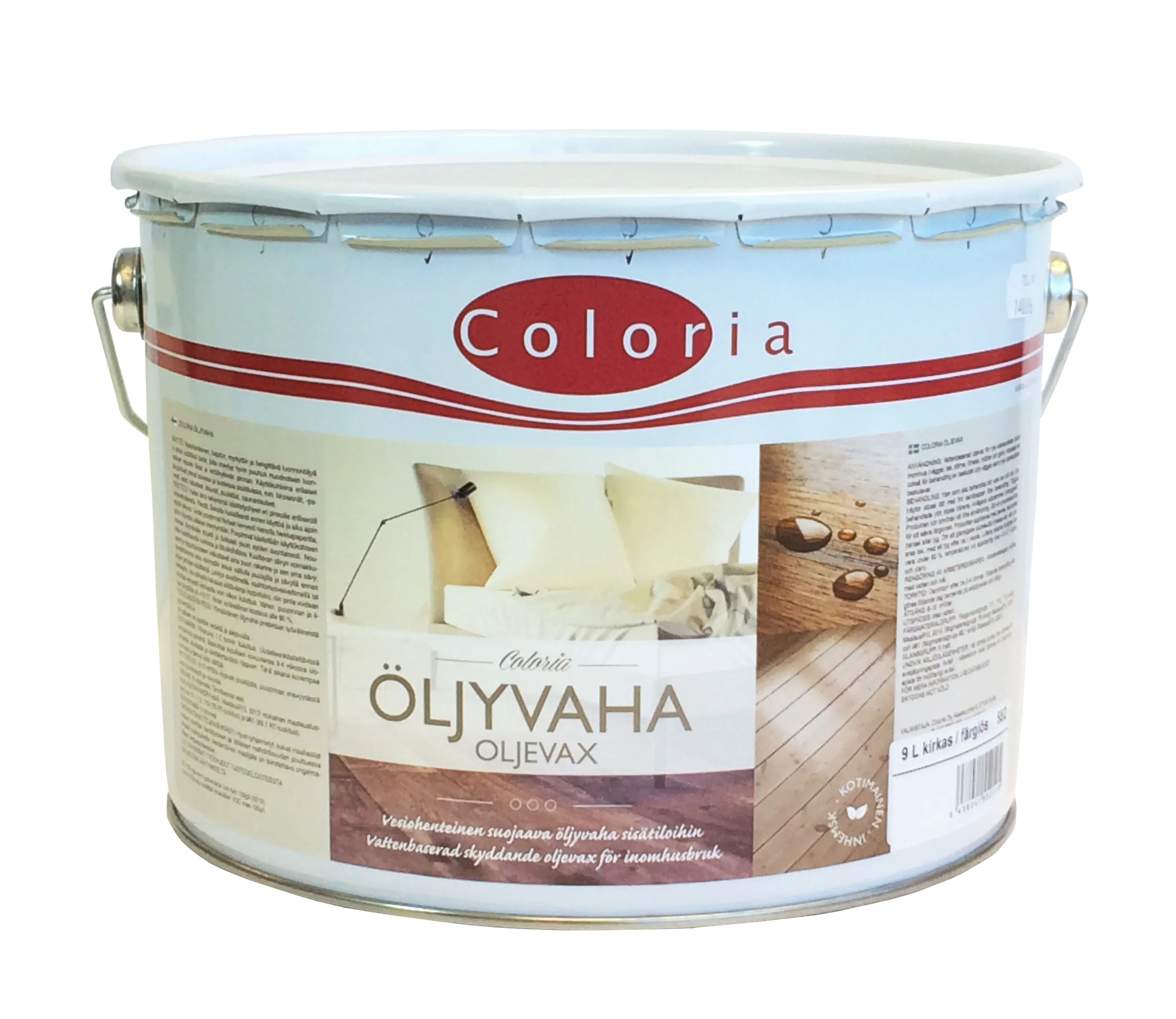 Coloria Öljyvaha kirkas 9 L