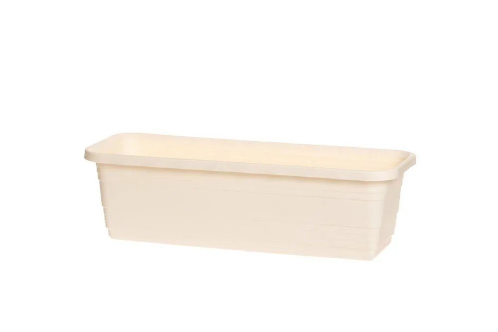 Parvekelaatikko 50 cm luonnonvalkoinen