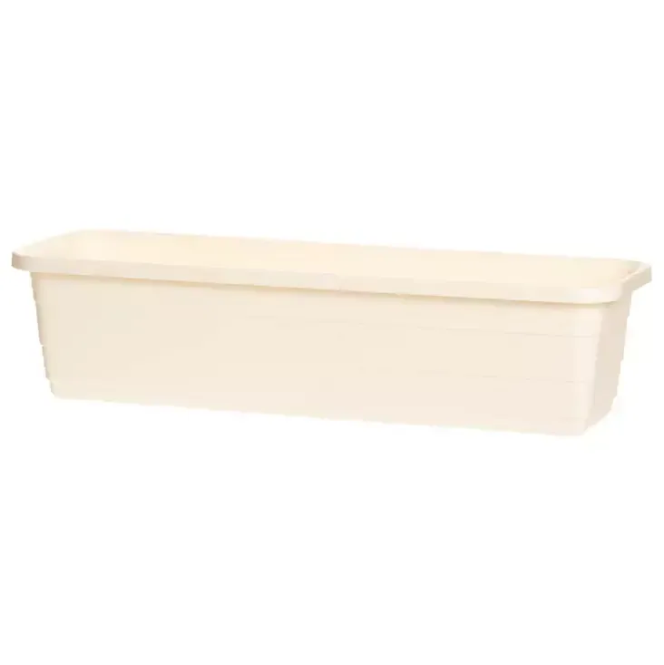 Parvekelaatikko 60 cm Luonnonvalkoinen
