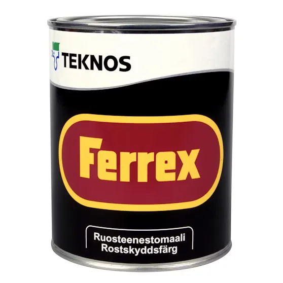 Ruosteenestomaali Ferrex 1l valkoinen