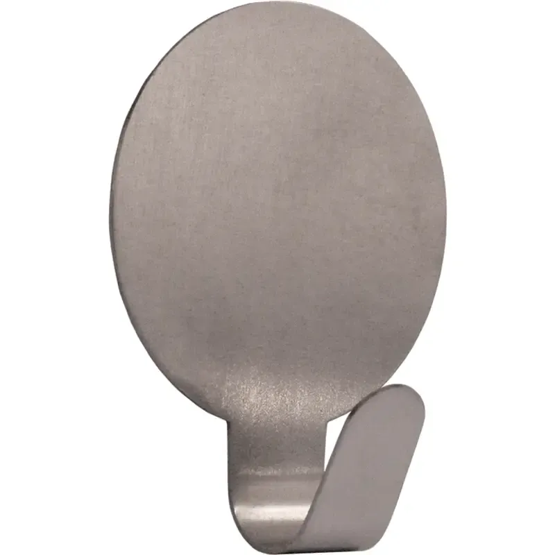 Koukku tarra metalli 2 kpl Pisla
