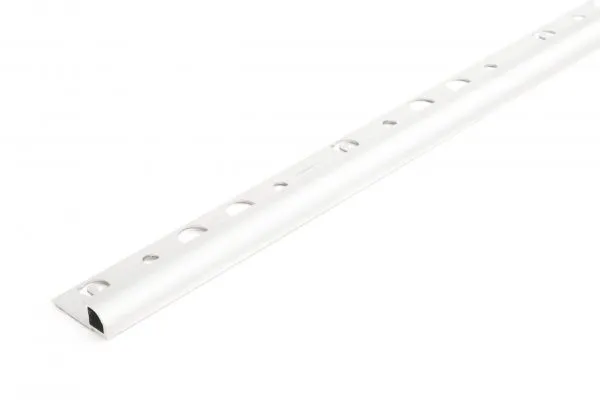 Laattalista 10mm 2,7m valkoinen alumiini