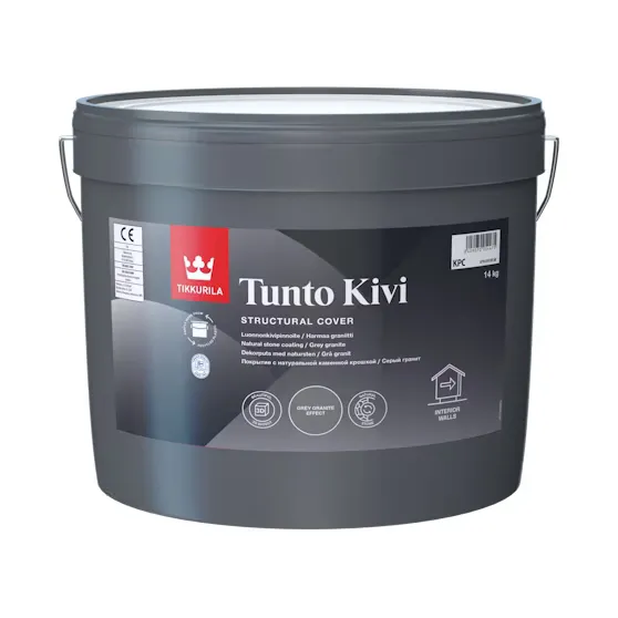 Tunto Kivi Struktuuripinnoite 14kg KPC harmaa