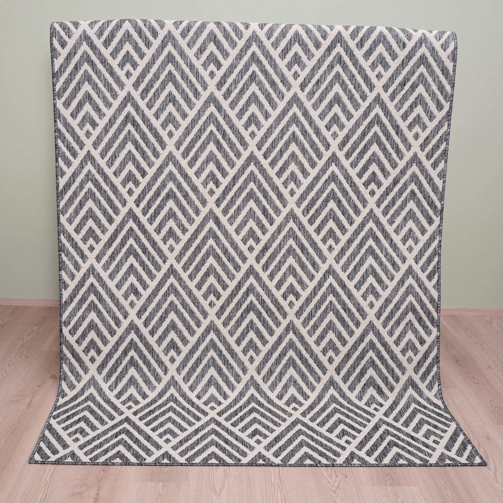 Matto Sienna harmaa-valkoinen 80x200