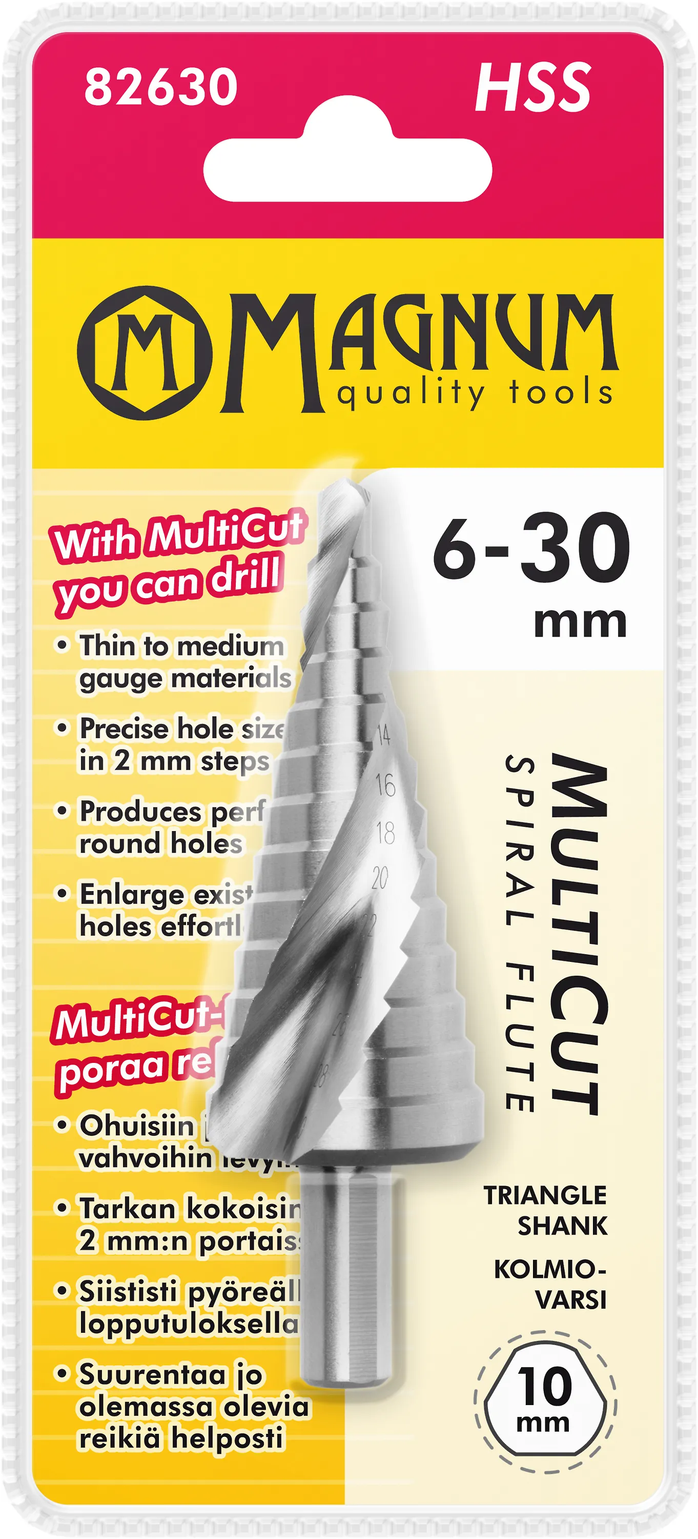 Magnum Levyporanterä MultiCut 6-30mm