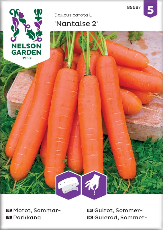 Porkkana, Nantaise 2, kylvönauha