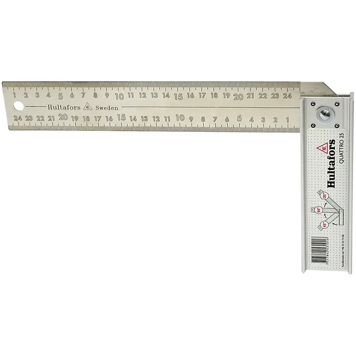 SUORAKULMA SÄÄDETTÄVÄ 250MM HULDAFORS