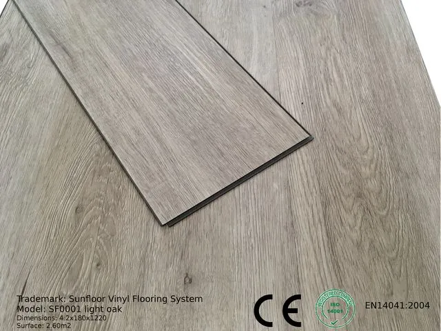 SUNFLOOR 001 LIGHT OAK 2,196M2 SPC