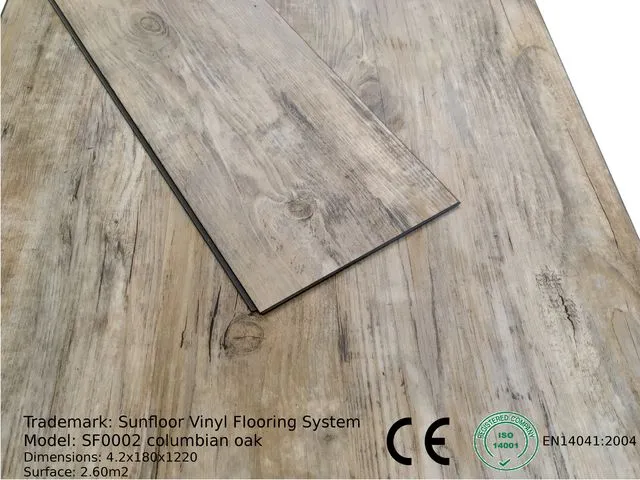 SUNFLOOR 002 COLUMBIAN OAK 2,196M2 SPC