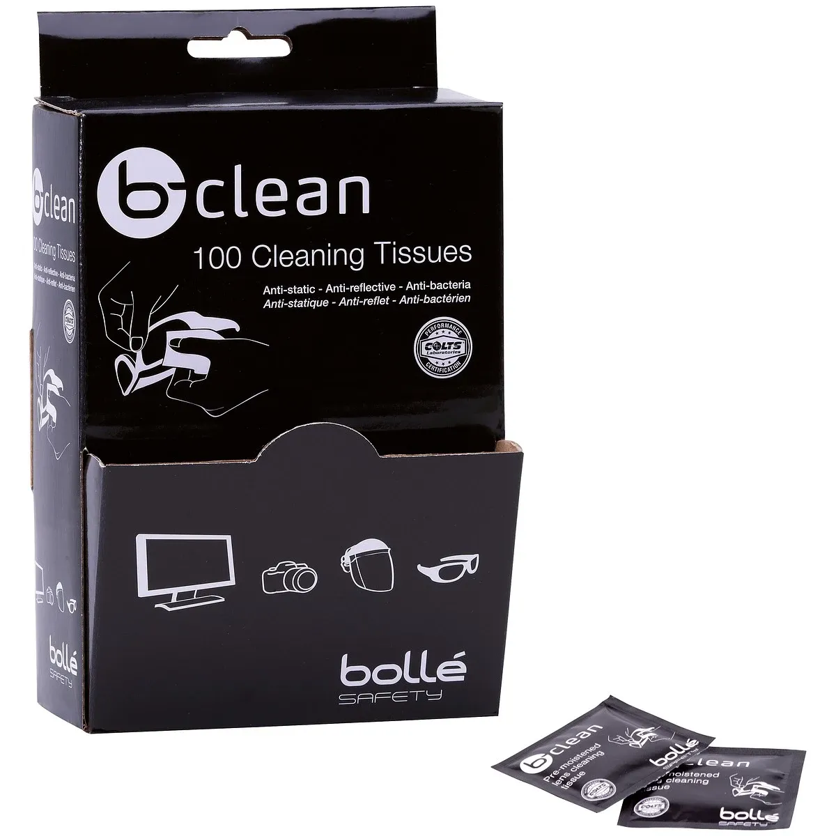 PUHDISTUSLIINA SILMÄ-/SUOJALASEILLE 100 KPL