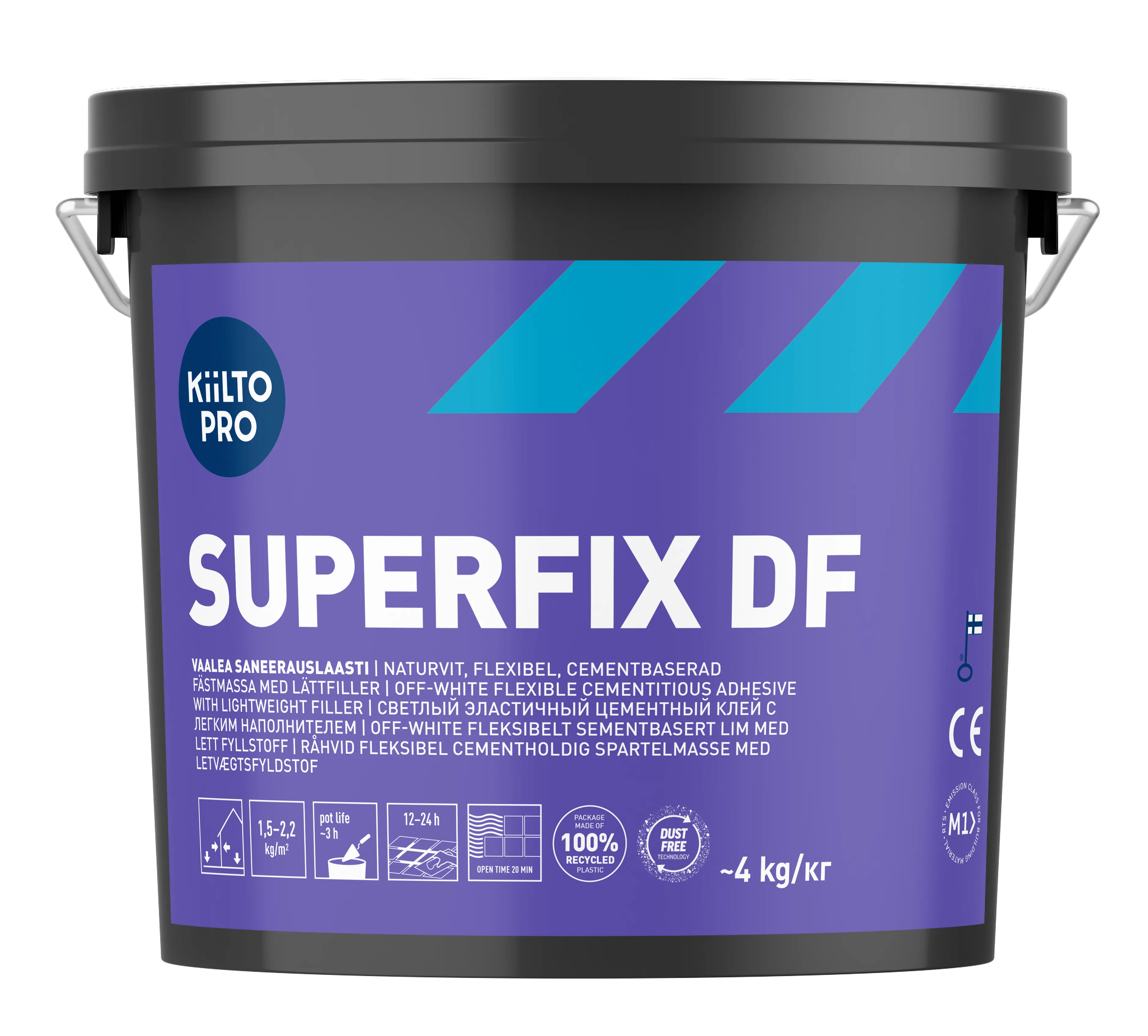Kiilto Superfix DF Vaalea saneerauslaasti