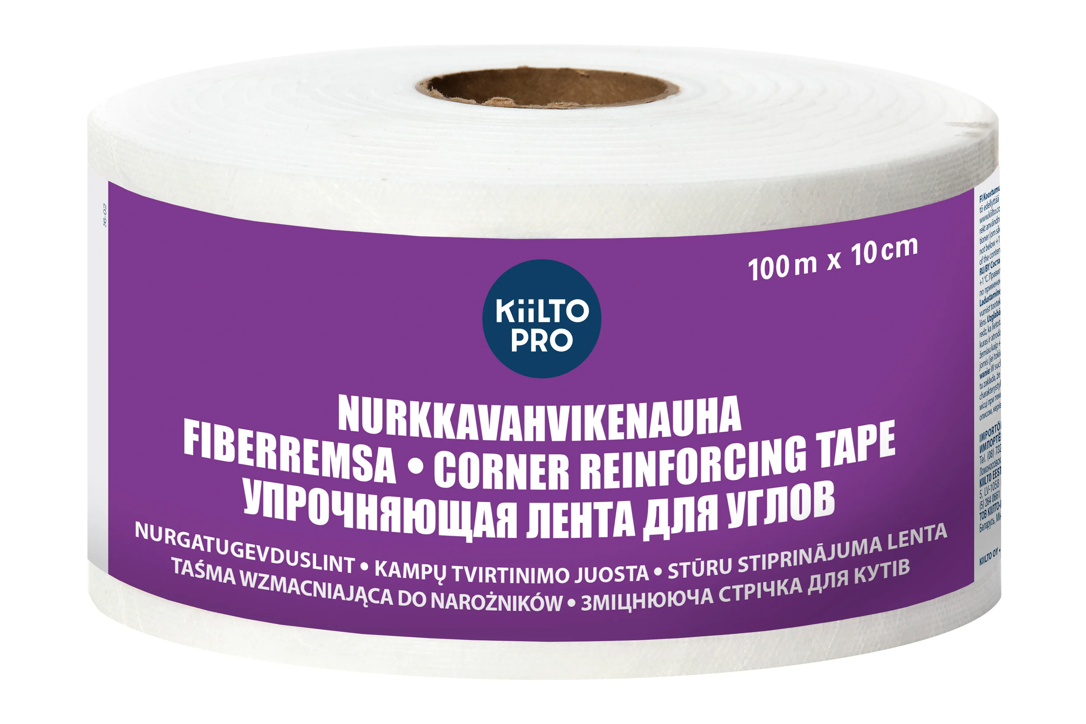 Kiilto Nurkkavahvikenauha  10 cm x 100m