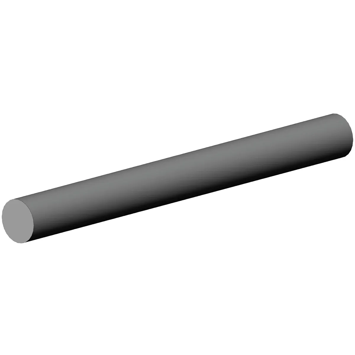 TERÄS PYÖRÖTANKO 8X2000MM VEDETTY