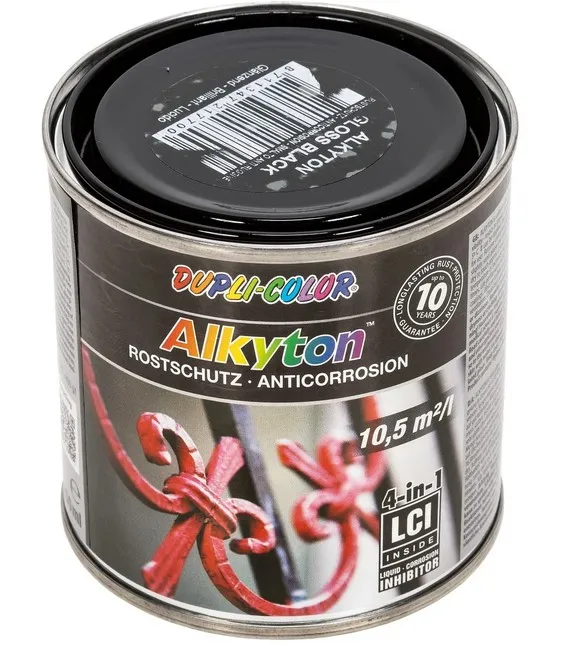 RUOSTEENESTOMAALI MUSTA RAL9005 250ML