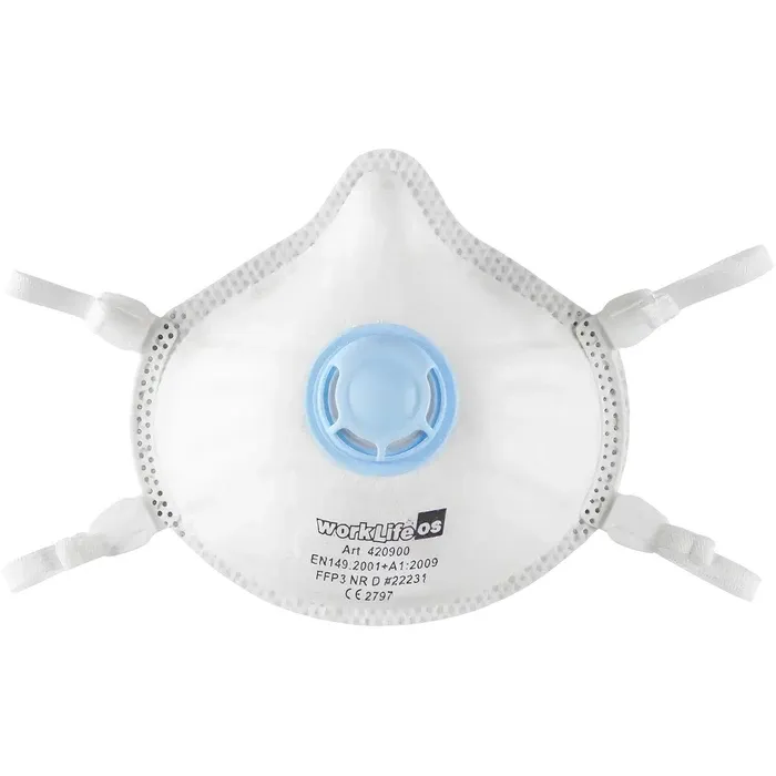 HENGITYSSUOJAIN FFP3 VENTTIILILLÄ 5KPL
