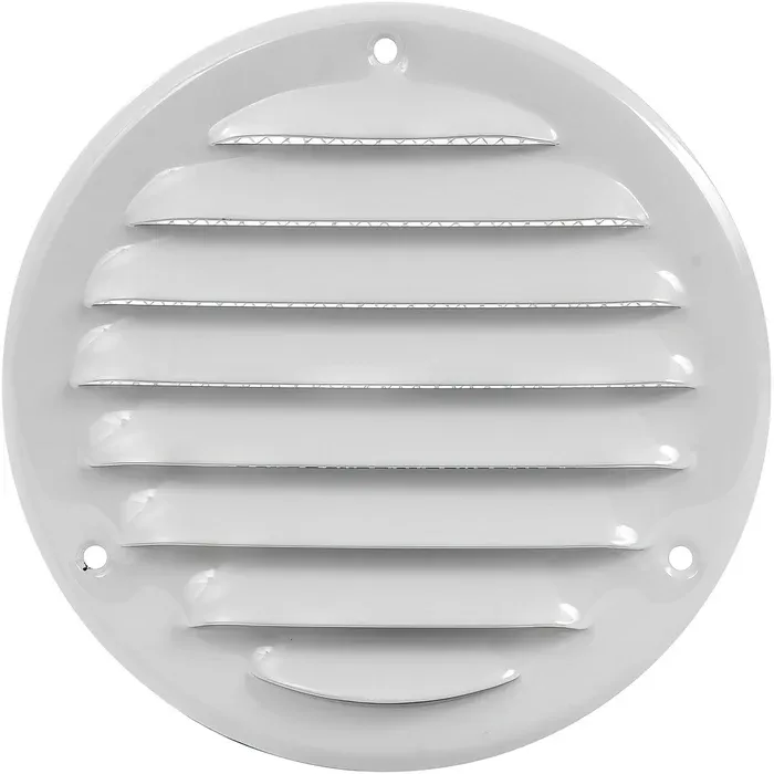 ULKOSÄLEIKKÖ 125MM PYÖREÄ VALKOINEN