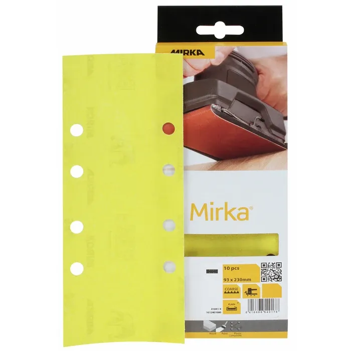 HIOMAPAPERI 93X230MM 8R P100 KELT 10KPL